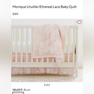 COPY - Pottery barn baby quilt new with tags-seperate listing for matching crib…